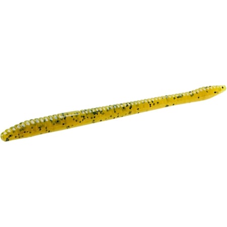 Alegria 4.75 in. Salt Finesse Worm in Chartreuse Pumpkin, 20PK AL2983111